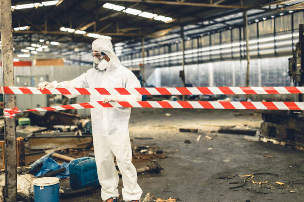 Professional Drug Lab Cleanup technician working in Milan, OH